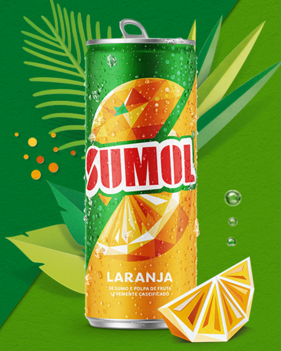 REFRIGERANTE COM GÁS SUMOL LARANJA LATA