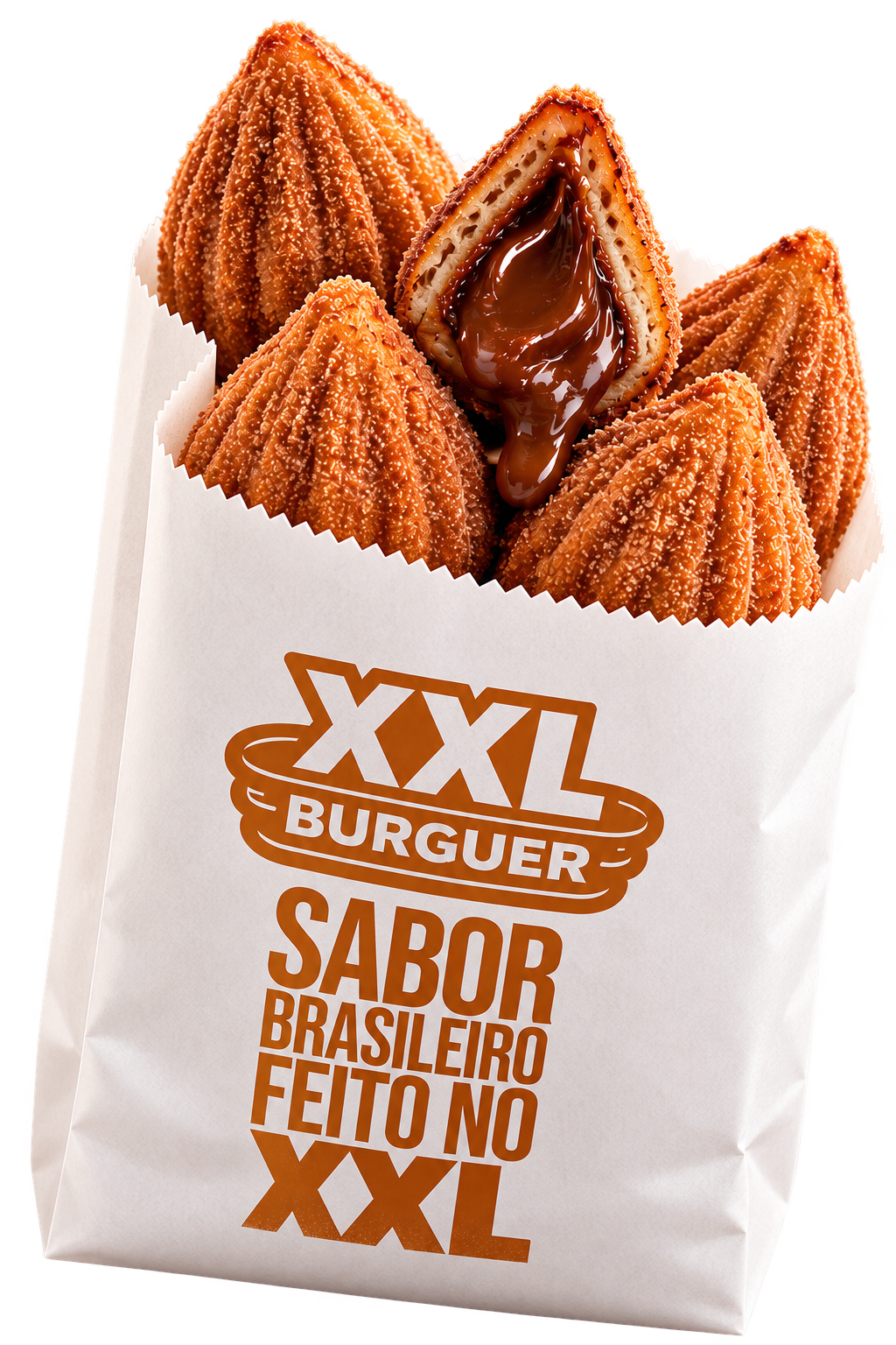 5 Coxinhas de Chocolate