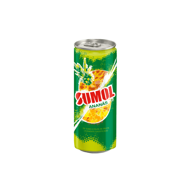REFRIGERANTE COM GÁS SUMOL ANANAS LATA