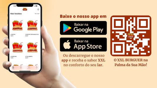 XXLBURGUER lança novo app e transforma a forma de pedir o seu hambúrguer favorito