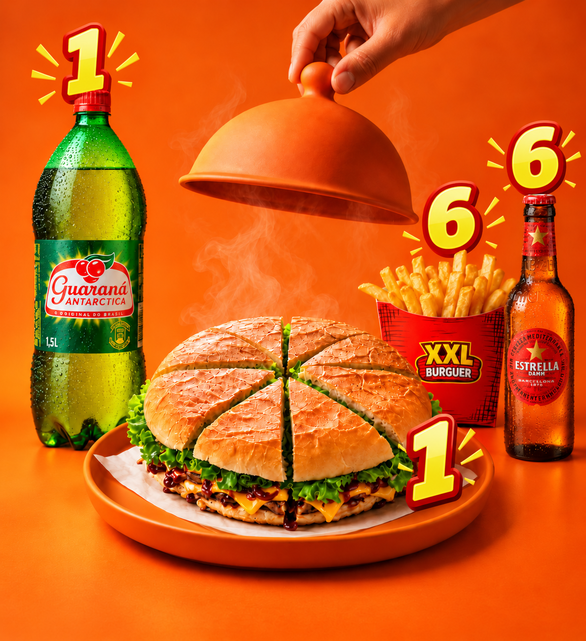 XXXL BURGUER — MENU FAMILIAR PROMOCIONAL