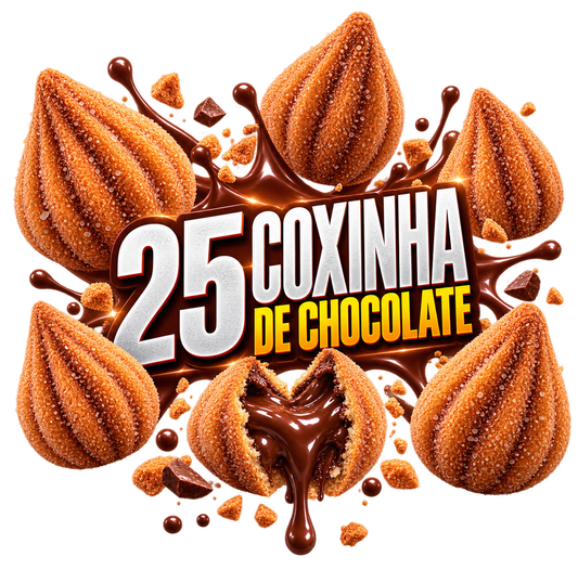 25 Coxinhas de Chocolate
